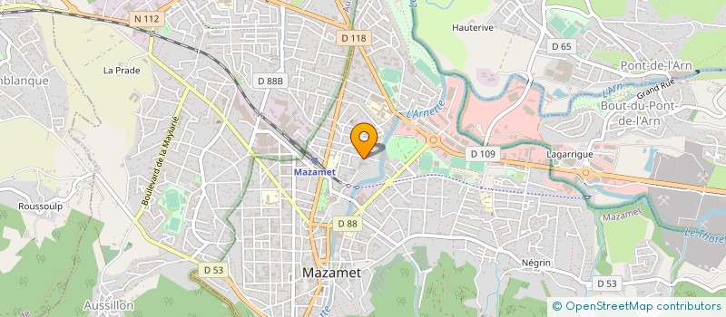 localisation de l'entreprise LES ATELIERS DE THORE à MAZAMET