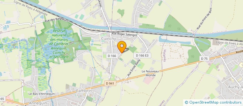 localisation de l'entreprise LES ATELIERS DE TISSE 1 LIEN  ANNEQUIN