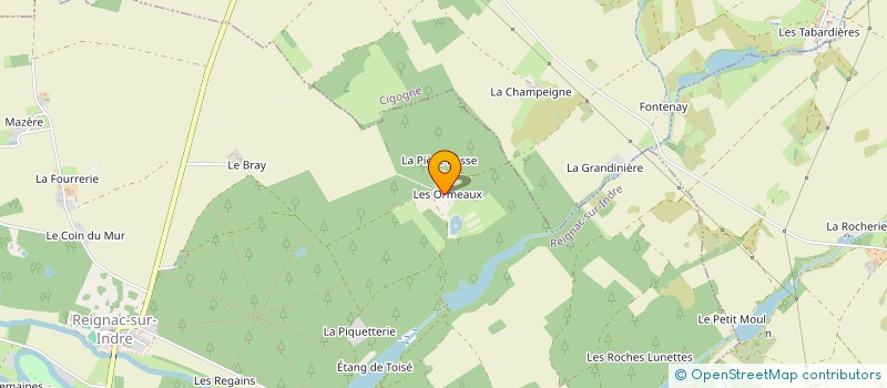 localisation de l'entreprise LES ATELIERS DE TOURAINE à REIGNAC-SUR-INDRE