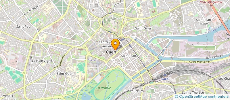 localisation de l'entreprise LES ATELIERS DE TRAVERSE à CAEN