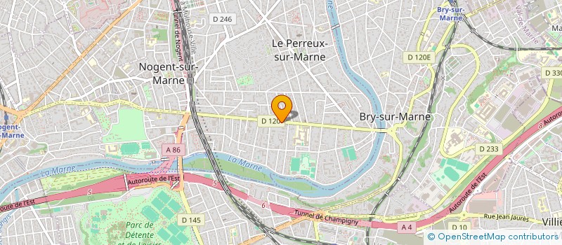 localisation de l'entreprise LES ATELIERS DE VAUREAL à LE PERREUX-SUR-MARNE