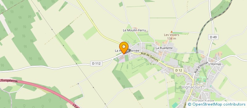 localisation de l'entreprise LES ATELIERS DE VIGNACOURT à VIGNACOURT