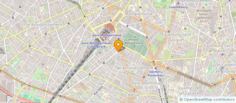 localisation de l'entreprise LES ATELIERS DE VILLE à PARIS