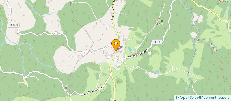 localisation de l'entreprise LES ATELIERS DEL BOSC  VAOUR