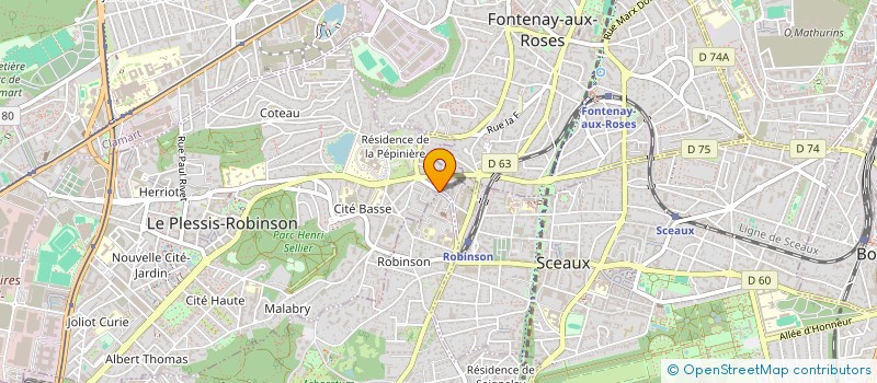 localisation de l'entreprise LES ATELIERS DES DEMEURES à CHATENAY-MALABRY