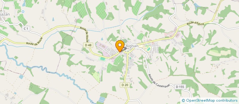 localisation de l'entreprise LES ATELIERS DES PETITES PALUCHES  AIGNAN