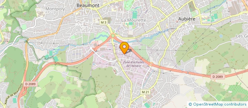 localisation de l'entreprise LES ATELIERS DES TECHNIQUES REUNIES à BEAUMONT