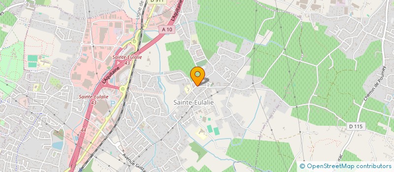 localisation de l'entreprise LES ATELIERS DIV'ARTS à SAINTE-EULALIE