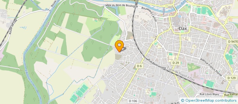 localisation de l'entreprise LES ATELIERS DS  DAX