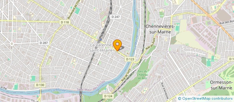 localisation de l'entreprise LES ATELIERS DU 104BIS à SAINT-MAUR-DES-FOSSES