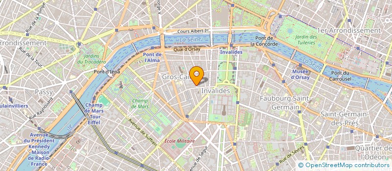 localisation de l'entreprise LES ATELIERS DU 7EME à PARIS
