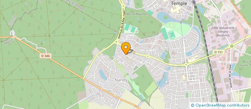 localisation de l'entreprise LES ATELIERS DU 8EME ART  NANDY