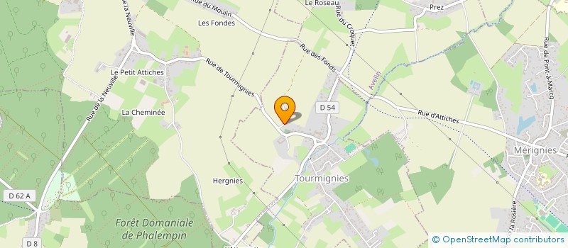 localisation de l'entreprise LES ATELIERS DU BARASOL à TOURMIGNIES
