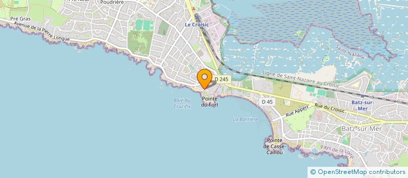 localisation de l'entreprise LES ATELIERS DU BAYOU  LE CROISIC