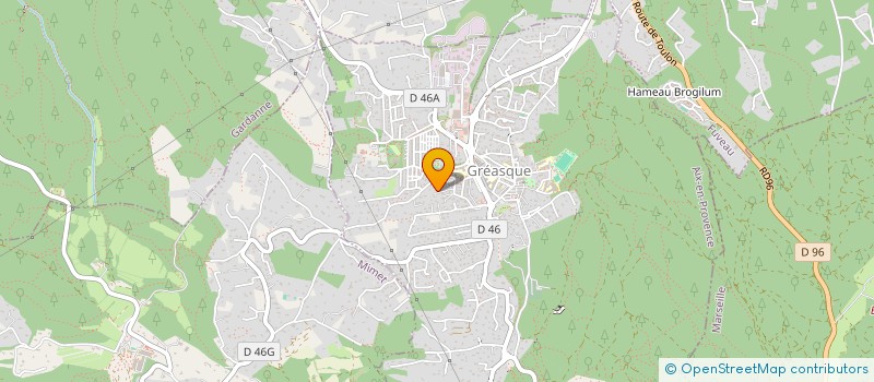 localisation de l'entreprise LES ATELIERS DU BIEN ETRE  GREASQUE