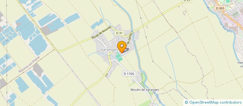 localisation de l'entreprise LES ATELIERS DU BOIS PENNECOT à VARANGES