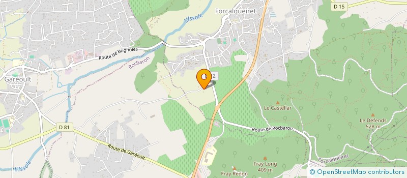 localisation de l'entreprise LES ATELIERS DU CABANON  GAREOULT