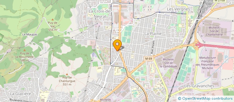 localisation de l'entreprise LES ATELIERS DU CAPRICORNE à CLERMONT-FERRAND