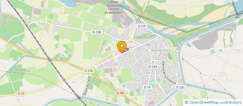 localisation de l'entreprise LES ATELIERS DU CEDRE EN LUBERON à MALLEMORT