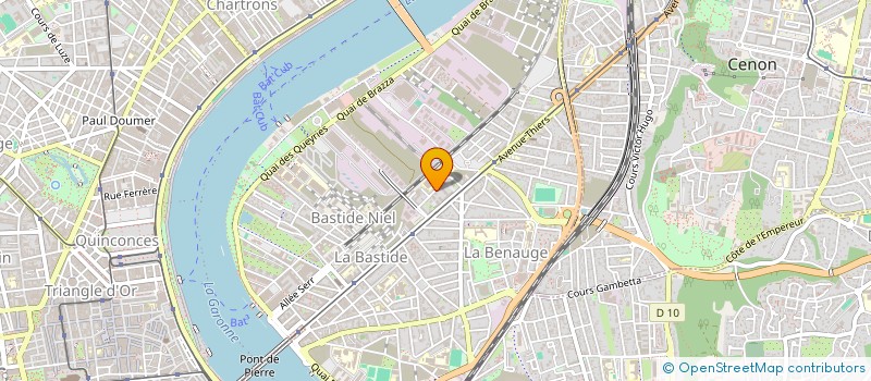 localisation de l'entreprise LES ATELIERS DU CERCLE  BORDEAUX