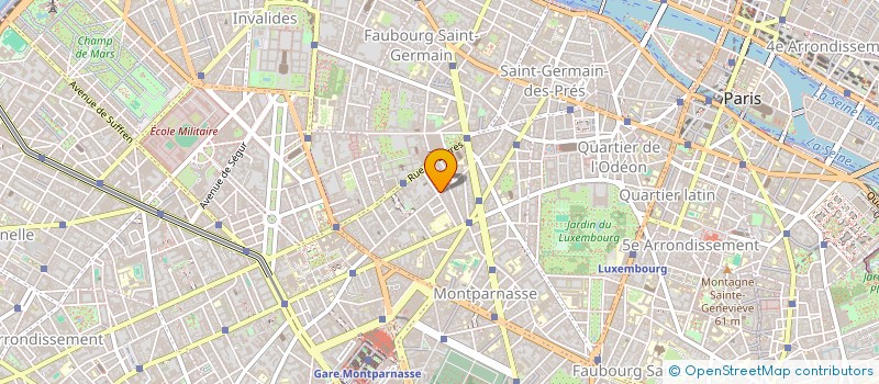 localisation de l'entreprise LES ATELIERS DU CHERCHE MIDI  PARIS