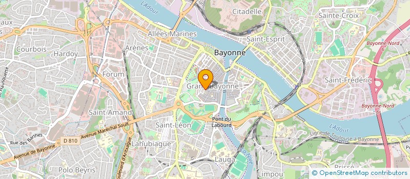 localisation de l'entreprise LES ATELIERS DU CLOITRE à BAYONNE