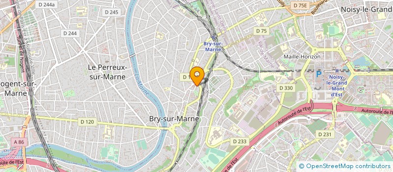 localisation de l'entreprise LES ATELIERS DU COLOMBIERS  BRY-SUR-MARNE