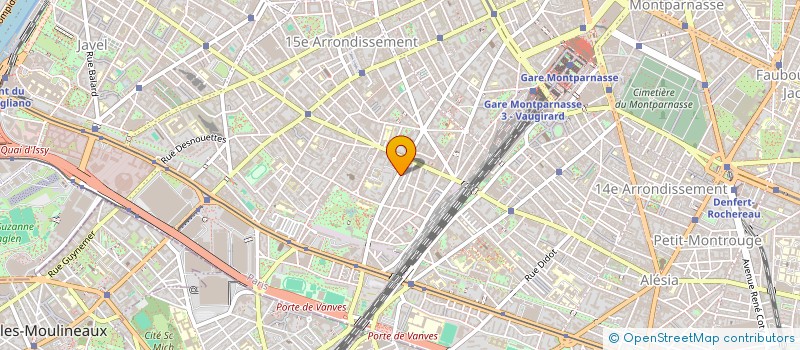 localisation de l'entreprise LES ATELIERS DU CUIR à PARIS