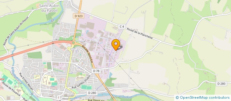 localisation de l'entreprise LES ATELIERS DU DRUGEOT à SEGRE-EN-ANJOU BLEU