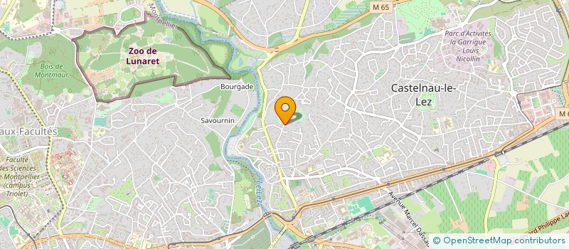localisation de l'entreprise LES ATELIERS DU FIGUIER  CASTELNAU-LE-LEZ