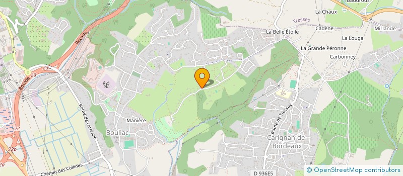 localisation de l'entreprise LES ATELIERS DU FIL  BOULIAC