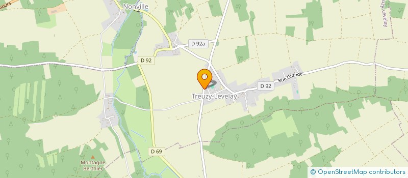 localisation de l'entreprise LES ATELIERS DU GATINAIS à TREUZY-LEVELAY