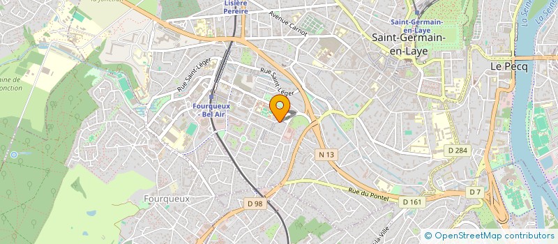 localisation de l'entreprise LES ATELIERS DU GRAFF à SAINT-GERMAIN-EN-LAYE