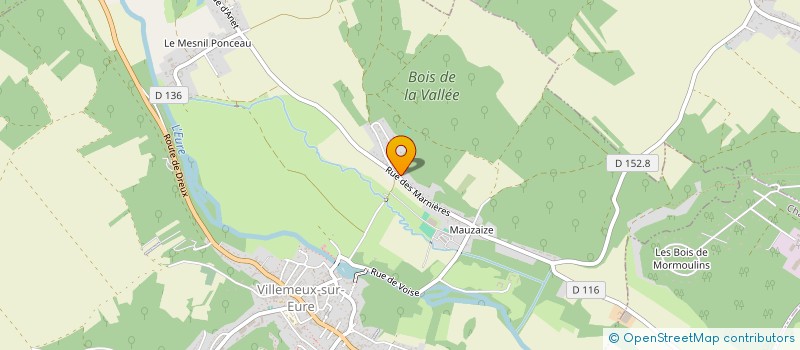 localisation de l'entreprise LES ATELIERS DU MESNIL  LE MESNIL-SAINT-DENIS