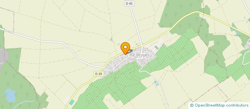 localisation de l'entreprise LES ATELIERS DU MORIN à BROYES