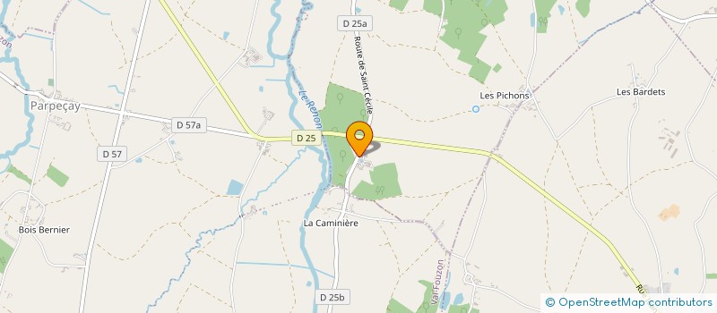localisation de l'entreprise LES ATELIERS DU MOULIN à CHABRIS