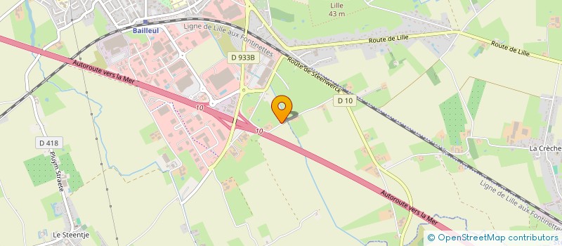 localisation de l'entreprise LES ATELIERS DU MOULIN à BAILLEUL