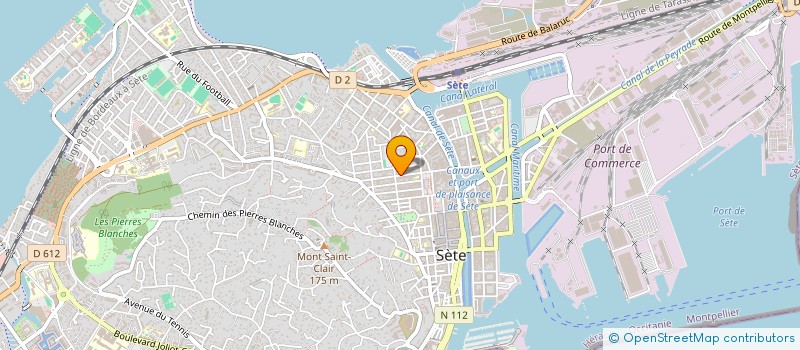 localisation de l'entreprise LES ATELIERS DU PATRIMOINE 20ME à SETE