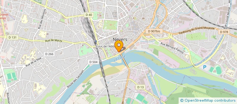 localisation de l'entreprise LES ATELIERS DU PATRIMOINE à NEVERS