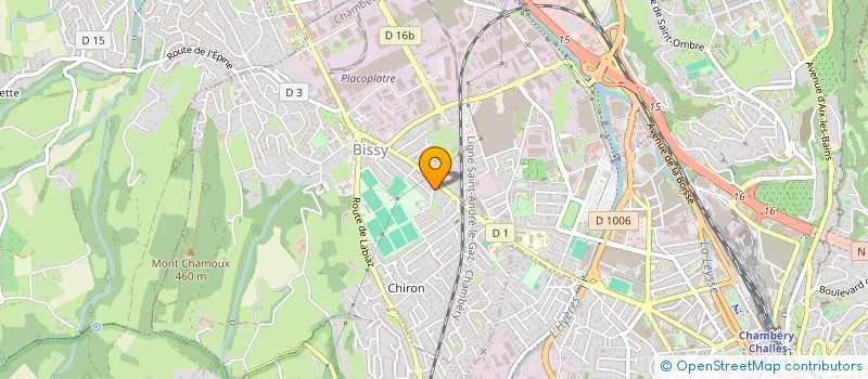 localisation de l'entreprise LES ATELIERS DU PATRIMOINE  CHAMBERY