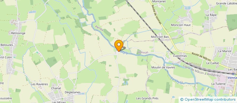 localisation de l'entreprise LES ATELIERS DU PEROUX à BIZIAT