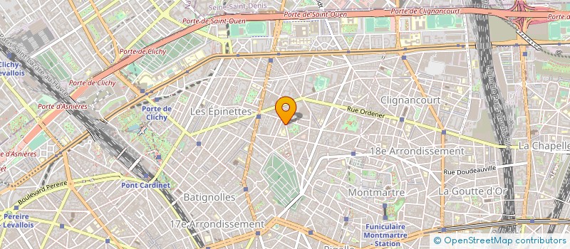 localisation de l'entreprise LES ATELIERS DU PETIT CERF à PARIS