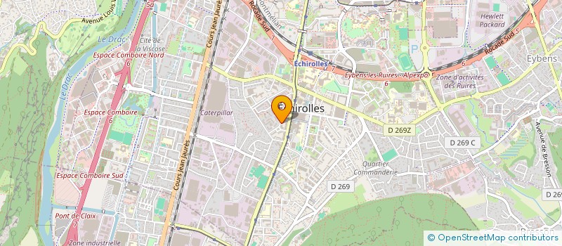 localisation de l'entreprise LES ATELIERS DU PHILOSOPHE à ECHIROLLES
