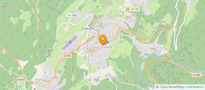 localisation de l'entreprise LES ATELIERS DU PLATEAU  COTEAUX DU LIZON