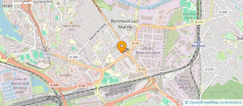 localisation de l'entreprise LES ATELIERS DU PRESENT à BONNEUIL-SUR-MARNE