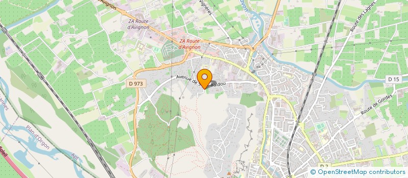 localisation de l'entreprise LES ATELIERS DU ROY à CAVAILLON