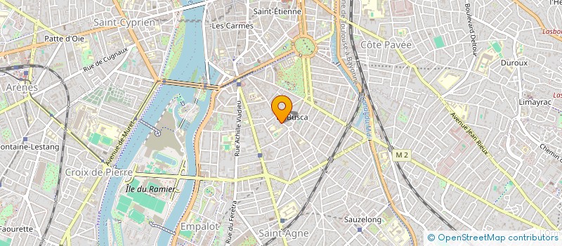 localisation de l'entreprise LES ATELIERS DU RUBICUBE à TOULOUSE