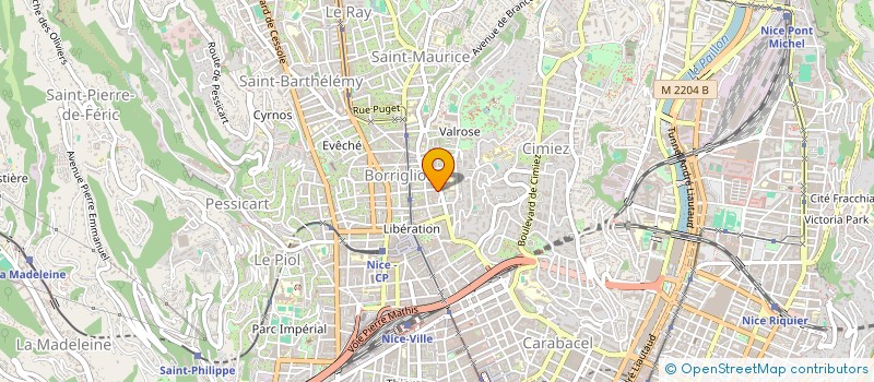 localisation de l'entreprise LES ATELIERS DU SUD à NICE