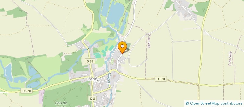 localisation de l'entreprise LES ATELIERS DU VAL DE SELLE  CONTY