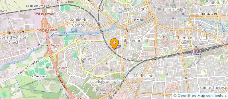 localisation de l'entreprise LES ATELIERS DU VENT  RENNES